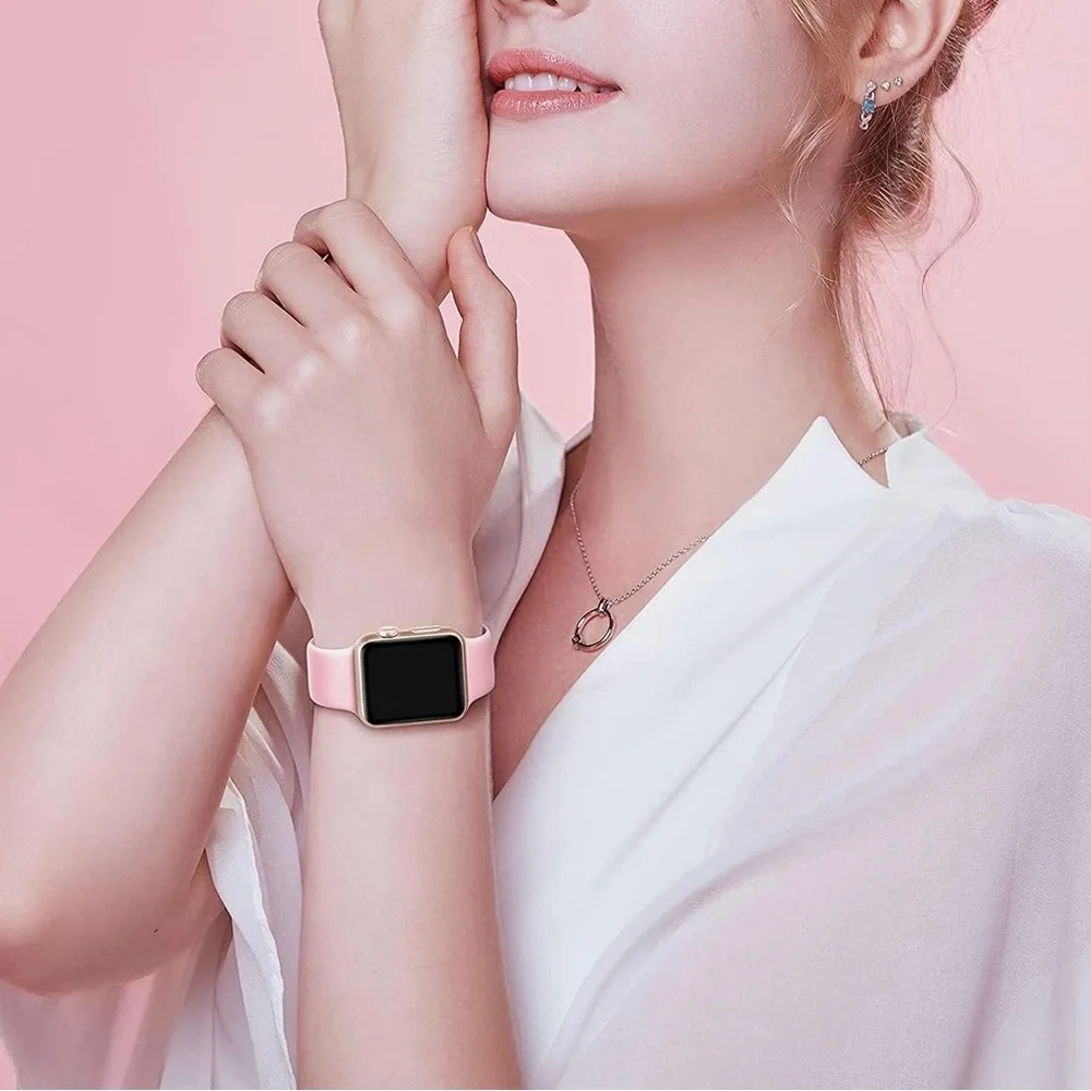 6 Pack Sport Bands Compatible with Apple Watch